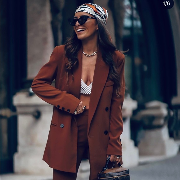 Zara Jackets & Blazers - Zara double breast button blazer